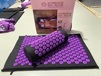 CZFIT Nouveau Design Personnalisé Tapis et Oreiller d'Acupression Shakti en Lin Naturel Écologique