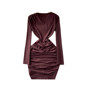 Abito Midi Elegante Estivo 2026 con Scollo a O per Donna - Product Image 5