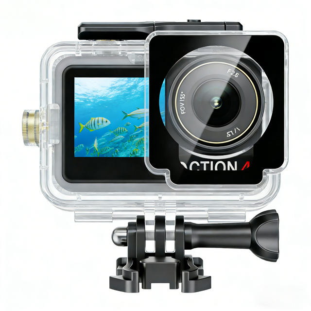 Waterproof Plastic Housing Case for OSMO Action 6/5 Pro/4 40M/131FT Shock Resistant Underwater Dive Case