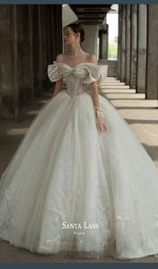 Robe de marié<span class=keywords><strong>e</strong></span> femme nouvelle marié<span class=keywords><strong>e</strong></span> Style français Simple Super fé<span class=keywords><strong>e</strong></span> une épaule princesse vent principal robe de marié<span class=keywords><strong>e</strong></span> grande queue - Product Image 2