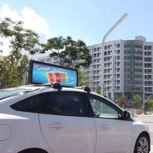 Ledtao đôi bên HD 3G 4G <span class=keywords><strong>Wifi</strong></span> LED taxi TOP LED màn hình hiển thị không thấm nước p2.5 P3 LED quảng cáo 960x320 mét xe Top - Product Image 4