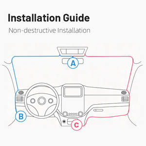 Cámara para Auto de Alta Calidad de 3 Pulgadas con WIFI Integrado, Control por Voz, Grabadora de Video, Cámara Oculta para Vehículo, Monitor Android - Product Image 6