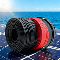 Rru 6mm 10mm Blau-Schwarzes Solarkabel 6 mm² Solarkabel 10 Gauge AWG Drähte Solarkabel 4mm² Doppelt 1*4mm² Schwarz 100m Solarkabel