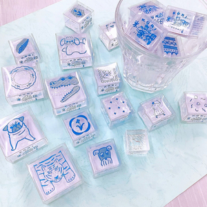Máscara de Hielo, Mini Cuaderno Bonito, Material de Escritura, <span class=keywords><strong>Sellos</strong></span> <span class=keywords><strong>Acrílicos</strong></span> Transparentes con Formas Personalizadas para Scrapbooking y Decoración - Product Image 2