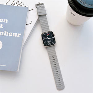 <span class=keywords><strong>Correa</strong></span> de silicona Ocean Wave para <span class=keywords><strong>Apple</strong></span> <span class=keywords><strong>Watch</strong></span> Band Ultra <span class=keywords><strong>49mm</strong></span> 45mm 44mm 40mm 42mm <span class=keywords><strong>Correa</strong></span> de silicona serie 11 10 9 8 7 6 5 4 - Product Image 2