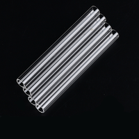 Réacteur de tube de bécher de production d'hydrogène à double paroi en verre de quartz fondu par silice personnalisé en usine
