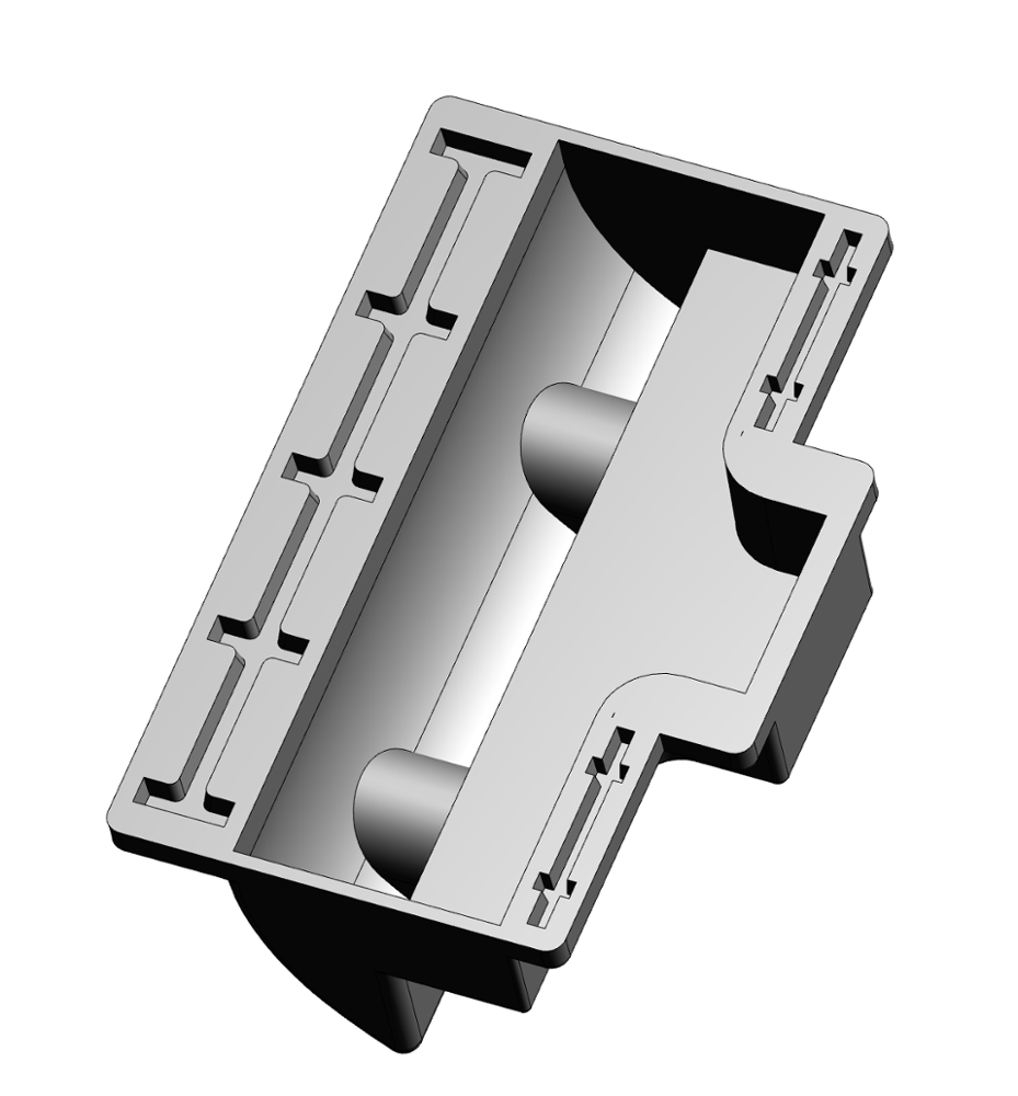 ABS Résistant Aux UV 180mm Blanc Côté Panneau Solaire Supports De Montage Spoiler Pour Toit Bateau Caravane