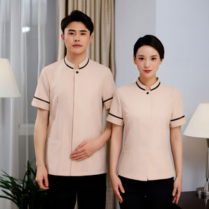 Touchhealthy Logo personnalisé unisexe uniformes d'hôtel ménage et Spa femme <span class=keywords><strong>de</strong></span> chambre costumes <span class=keywords><strong>de</strong></span> nettoyage <span class=keywords><strong>pour</strong></span> hommes <span class=keywords><strong>pour</strong></span> hôtels et spas - Product Image 5