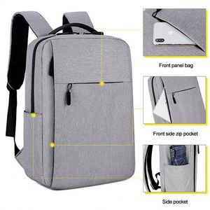 New Custom Big Capacity Computer Bag Laptop <b>Backpack</b> With USB Charging Business <b>Backpack</b> Custom Logo Laptop Bag for <b>Daily</b> Use - Product Image 6