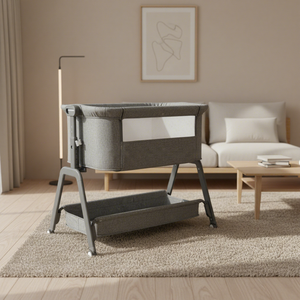 Baby Bassinet <strong>Bedside</strong> Sleeper with Adjustable Height <strong>Bedside</strong> Sleeper with Washable Mattress and <strong>Sheet</strong> Baby Bed With Co-sleeper - Product Image 1