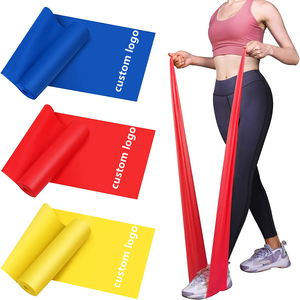 Fasce Elastiche per <span class=keywords><strong>Esercizi</strong></span> Pilates a Diversi Livelli di Resistenza, Lunghe Fasce per Yoga, Stretching e Allenamento della Forza - Product Image 2