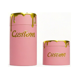 Eco Friendly <b>Biodegradable</b> Paper Tube with PET Inner, Recycled Cylinder Storage Box for Tea Nuts Dried Flower <b>Packaging</b> - Product Image 5