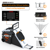 Lanceur de ballons de basket portable et automatique, machine d'entraînement intelligente pour le retour de ballons de basket pour terrain de jeu