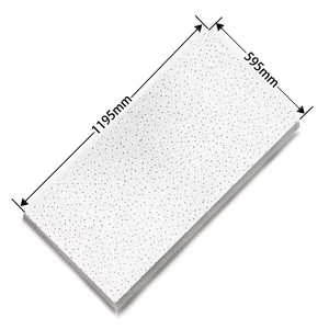 Panel de Techo de Fibra Mineral PuloMax 595x1195x15mm, Reductor de Ruido, Resistente al Fuego y a la Deformación por Gravedad, para Restaurantes y Cines - Product Image 2