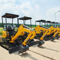 Mini-excavatrices CE EPA 1,5 tonne 1,7 tonne avec flèche pivotante