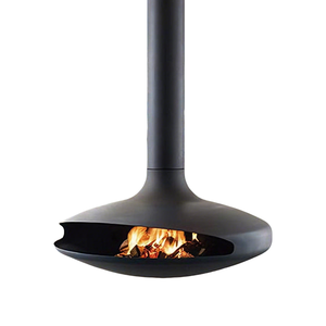 Chimenea Colgante Independiente de Acero al Carbono con Diseño Moderno y Decorativo, Ideal para Hoteles, Villas y Bed & Breakfast. - Product Image 2