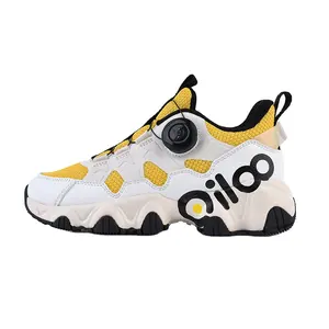QILOO OEM chaussures pour enfants de haute qualité garçons nouvelles baskets simples pour enfants chaussures de basket-ball surface chaussures de course respirantes pour enfants