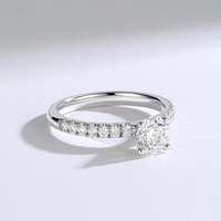 Bague en diamant de laboratoire de style designer, esthétique tendance, artisanat haut de gamme, idéale pour les amateurs de mode, bagues en diamant