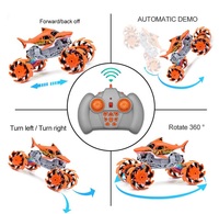Meilleure vente RC requin dinosaure monstre camion voiture 2.4 Ghz roue explosive cascadeur voiture jouet voiture télécommandée pour adultes enfants