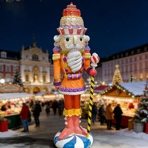 Statue de <span class=keywords><strong>Casse</strong></span>-<span class=keywords><strong>Noisette</strong></span> de Noël grandeur nature, <span class=keywords><strong>figurine</strong></span> de Noël en résine de 1,80 m pour l'entrée des centres commerciaux, les jardins et les cours - Product Image 6