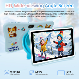 Tablet infantil con cámaras duales de 5MP con Android 14, de 7 pulgadas IPS, 16GB + 1TB, GPS y juegos integrados - Product Image 2