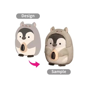 Customizable Plush Toys <b>Cute</b> Pillow PP Cotton Plush Doll Bedside Pillow Pad Custom logo Packaging Label Hanging Tag - Product Image 4