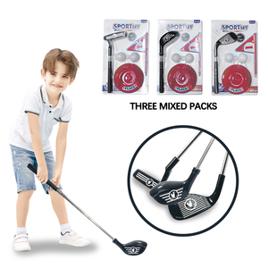 Ensemble de clubs de golf réglables pour enfants 5 clubs rétractables en acier inoxydable avec 2 balles d'entraînement Ensemble d'entraînement de voyage portable - Product Image 2
