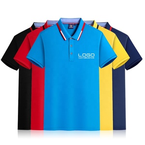 Camisa Polo de Negocios, Primavera-Verano 2023, Nueva Camisa Polo de Color Liso, Camisa Polo con Solapa Bordada, Ropa para Hombre - Product Image 4
