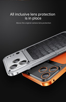 Nouvelle conception de luxe haut de gamme pour iPhone 17 Pro Max 16 Pro, coque en cuir texturé, protection 360°, étui de téléphone portable professionnel Camshield