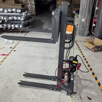 Chariot élévateur manuel compact KEYI avec déplaceur latéral électrique à batterie plomb-acide, manutention stable, économie d'énergie, empileur de palettes durable