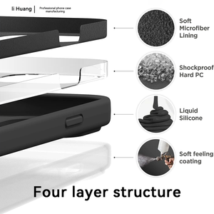 Funda de Silicona Líquida Duradera de Alta Calidad para iPhone 15 Pro Max, Accesorios para Teléfono, Cubierta Móvil - Product Image 5