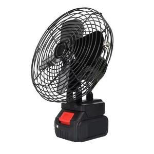 Ventilateur portable en métal de 8 pouces à batterie lithium intégrale, rechargeable, pour la maison, l'extérieur, le camping, la pêche, à moins de 36 dB, 1200-2000 mAh, directement de l'usine - Product Image 2