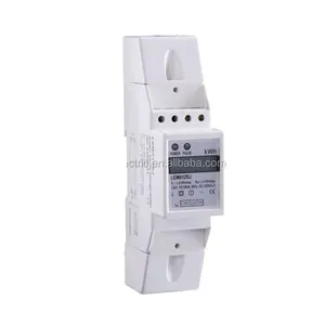 CE/ROHS approved single phase din rail digital energy watt hour meter