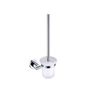 Accessori da bagno in acciaio inossidabile 304 con ripiano in vetro metallo cromato - Product Image 2