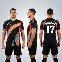 Maillots de football en gros, impression numérique personnalisée, haute qualité, 100% polyester, uniforme d'origine d'usine