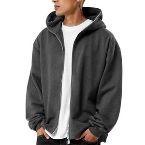 Sweat-shirt à capuche et pull-over pour homme Soccer Max, en coton écologique, coupe ample, motif DIY, respirant, tissu 350g, pour l'automne - Product Image 3