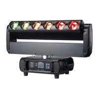 UNOXINE Professionnel 6x40W RGBW LED Wash Zoom Light |   Barre de faisceau à tête mobile pour discothèque, DJ et éclairage de scène