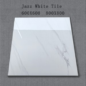 Déstockage d'usine - Carreaux de haute qualité - Carreaux de marbre blanc poli pour sol - Carreaux de porcelaine pour salon - Blanc Carrara 80X80 60X120 - Product Image 1