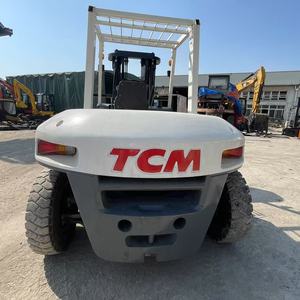 Venta al por mayor de montacargas TCM FD70Z8 de horquilla larga para manejo de materiales, montacargas usados de fábrica con motor Isuzu a bajo precio. - Product Image 5