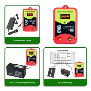 ระบบรั้วอิเล็กทรอนิกส์อัจฉริยะสำหรับฟาร์มปศุสัตว์ ป้องกันการเพาะพันธุ์หมูป่า วัว แกะ และปศุสัตว์อื่นๆ พร้อมชุดระบบเตือนภัยครบชุด - Product Image 3