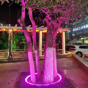 DMX512 Control RGB Garden Tree Lights IP65 Grade Outdoor Waterproof Villa Park <strong>Landscape</strong> <strong>Lighting</strong> Round Hugging Tree Lights - Product Image 5