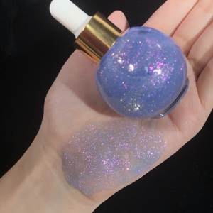 Eclou vegano in polvere all'ingrosso con diamante stampato Private Label crema per il corpo rosa <span class=keywords><strong>blu</strong></span> marrone illuminante liquido glitter - Product Image 2