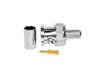 Connecteur mâle BNC à sertir pour caméras de vidéosurveillance, audio, LMR200, RG58, LMR195, RG223, RG400, RG142, ALMR240, ALMR-240, RG59, H155 – Connecteurs RF