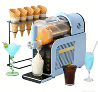 Machine à slush électrique automatique OEM, capacité de 1,8 L, fabricant de boissons glacées, utilisation domestique, fabricant de crème glacée avec fonction slush