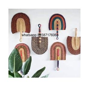 Eventail de jonc de mer coloré Vintage, livraison gratuite, modèle de 84587176063 - Product Image 1