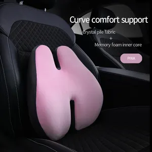 Seat Cushion Pillow China Manufacturers Portable 4D Mesh Office Chair Car Seat Cushion Waist Back Support Cushion Pillow