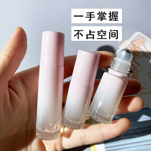 Botella de vidrio de 5 ml para muestras, botella roll-on para aceites esenciales y perfumes, botella para masajes con tapa, para todo tipo de piel, envase cosmético - Product Image 4