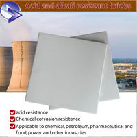 Carrelage résistant aux acides 300x300x30mm, brique céramique anti-corrosion haute résistance pour sols industriels et drainage