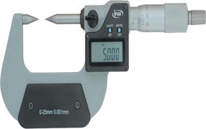 Elektronische digitale puntmicrometer 0-25 mm 0,001 nauwkeurigheid IP65 buitenmicrometer - Product Image 4
