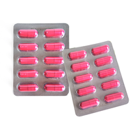 Vente directe d'usine Maca Diet 00 #   Capsules roses avec formule à base de plantes naturelles pour l'énergie et le soutien immunitaire des femmes